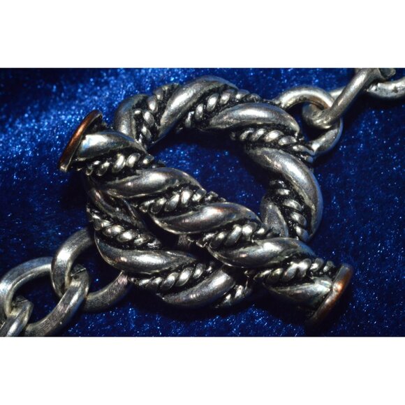 Premier Designs Bellissimo Multi Strand Necklace Silver Tone Faux Pearls Chunky - Picture 4 of 4